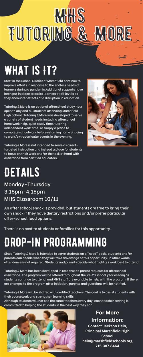 MHS Tutoring & More